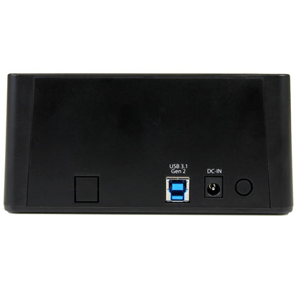 Startech.Com Sdock2U313R, Hdd Duplicator, 2 Copies, Usb 3.1, Black, Plastic, Usb Type-B -  StarTech.com