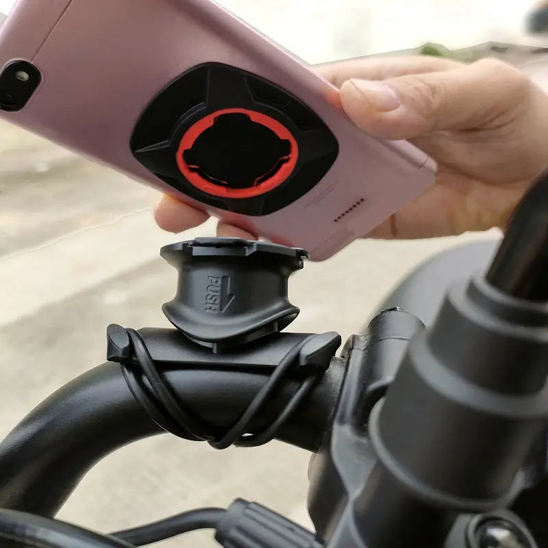 Simple Bicycle Mobile Phone Bracket 360 Rotation Electric Motorcycle Rearview Mirror Navigation Riding Navigation Bracket -  GPS Mounts SSC PREMIUM