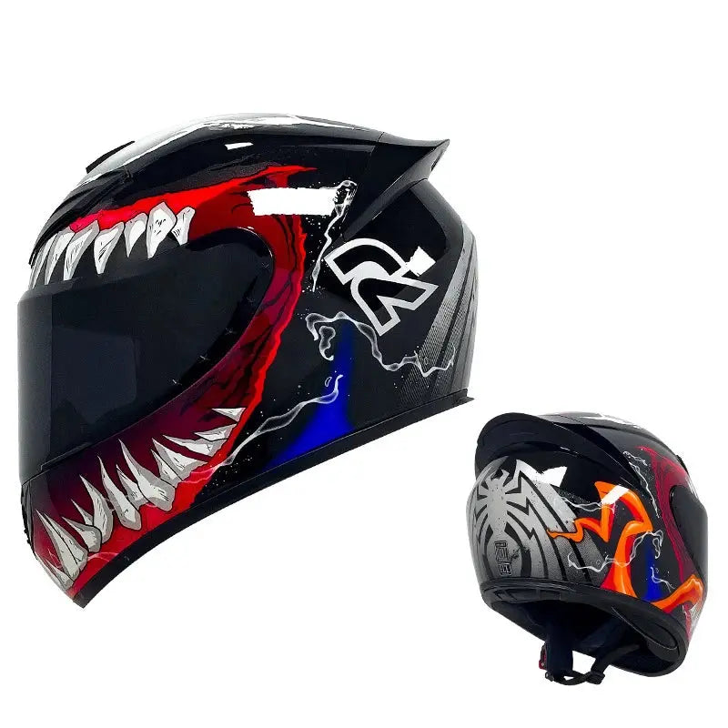 Full Face Modular Motorcycle Helmet Art Patterns -  Motorcycle Helmets SSC PREMIUM