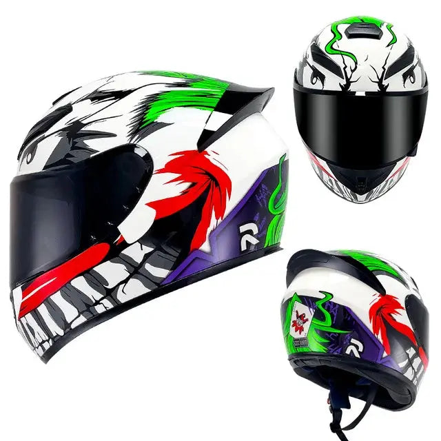 Full Face Modular Motorcycle Helmet Art Patterns -  Motorcycle Helmets SSC PREMIUM