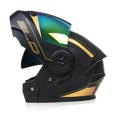 BLD Dual Visor Modular Motorcycle Helmet