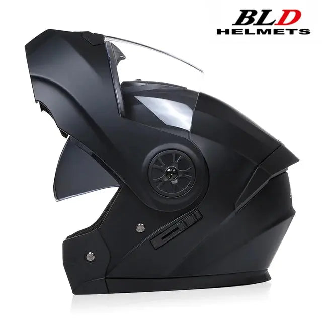 BLD Motorcycle Full Face Helmet Modular Dual Visor -  Motorcycle Helmets SSC PREMIUM