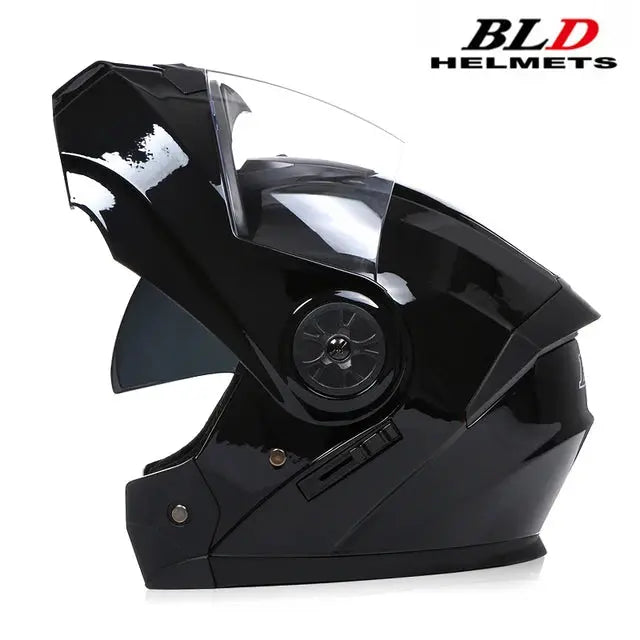 BLD Motorcycle Full Face Helmet Modular Dual Visor -  Motorcycle Helmets SSC PREMIUM