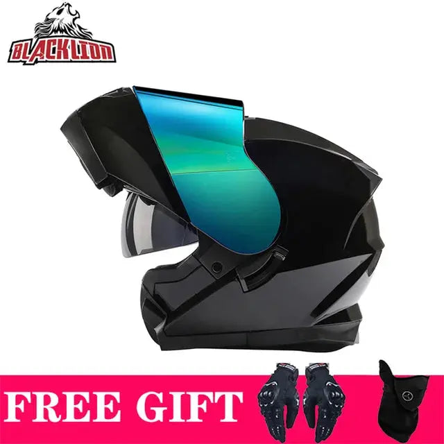 BLD Full Face Motorcycle Helmet Dual Visor