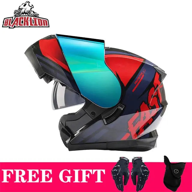 BLD Full Face Motorcycle Helmet Dual Visor -  Motorcycle Helmets SSC PREMIUM