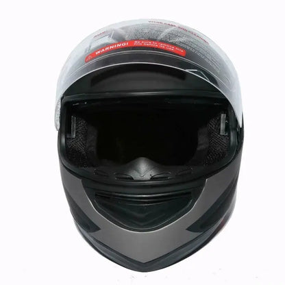 Black Star Matter Dual Visor Full Face Motorcycle Helmet + Smoke Sun Shield -  Motorcycle Helmets SSC PREMIUM