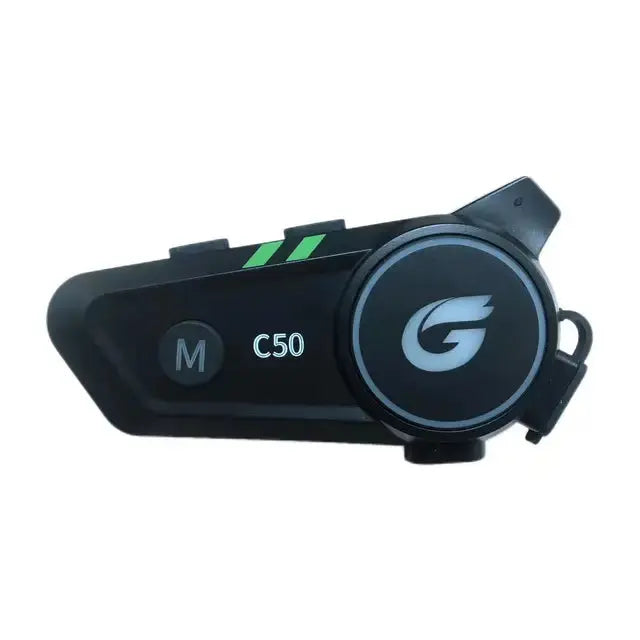 C50 Motorcycle Helmet Bluetooth Intercom 2 People 800 Meter Distance -  Bluetooth Headsets SSC PREMIUM