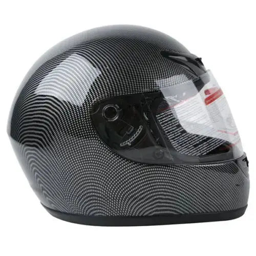 Carbon Fiber Adult Full Face Motorcycle Helmet DOT Approved -  Motorcycle Helmets SSC PREMIUM