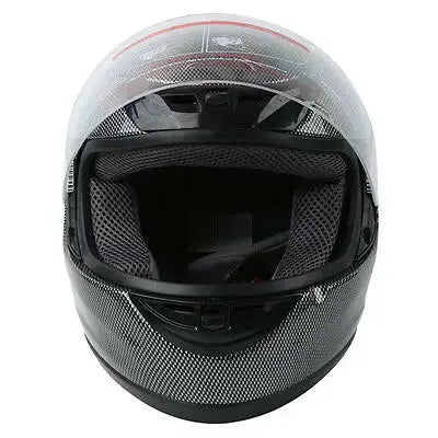 Carbon Fiber Adult Full Face Motorcycle Helmet DOT Approved -  Motorcycle Helmets SSC PREMIUM