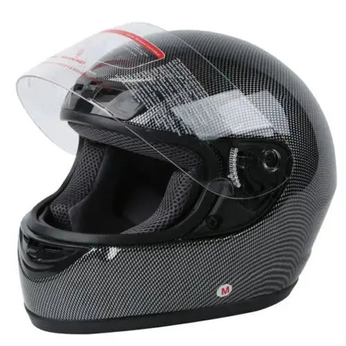 Carbon Fiber Adult Full Face Motorcycle Helmet DOT Approved -  Motorcycle Helmets SSC PREMIUM