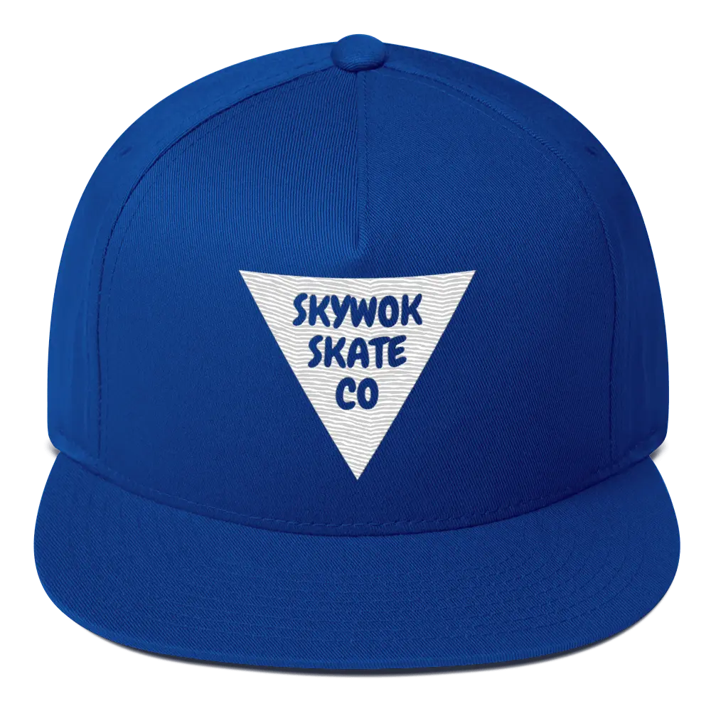 Classic Logo Flat Bill Cap 