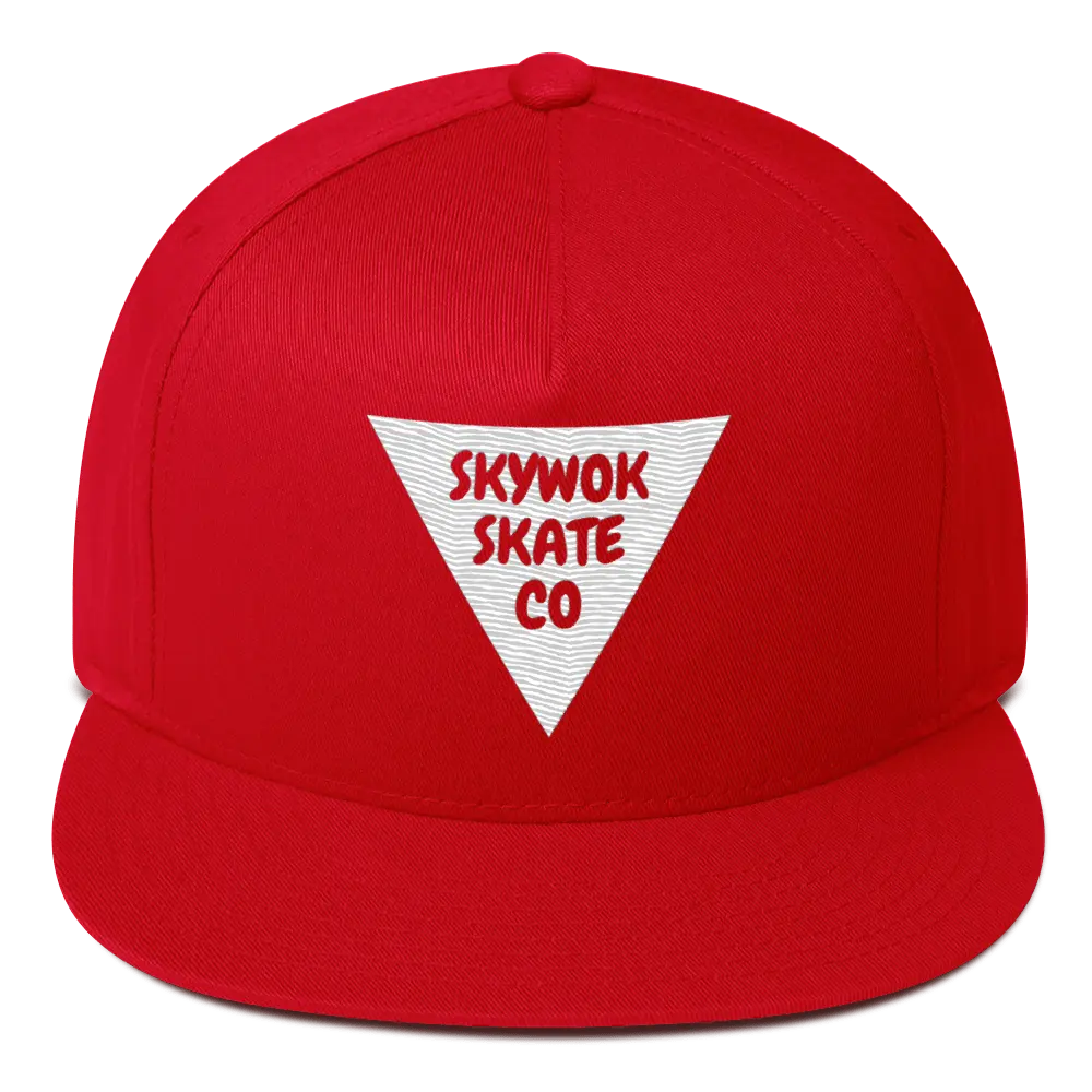 Classic Logo Flat Bill Cap 