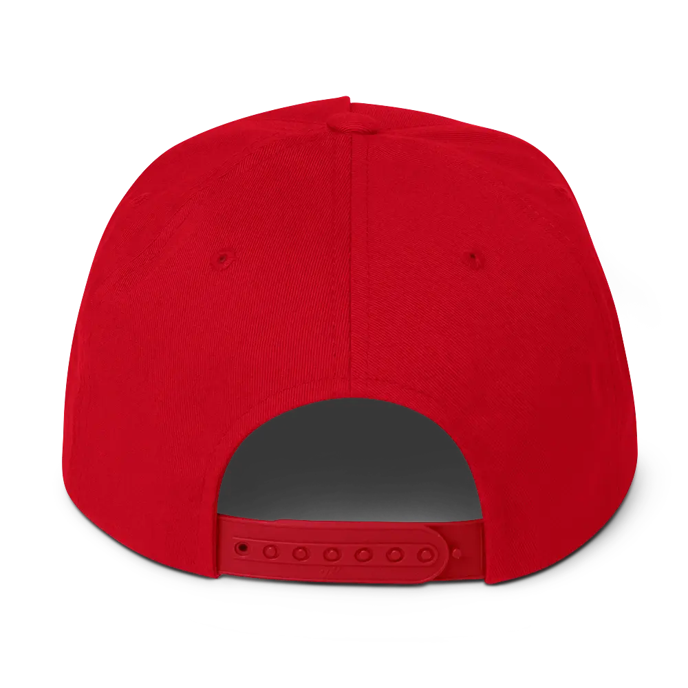 Classic Logo Flat Bill Cap 