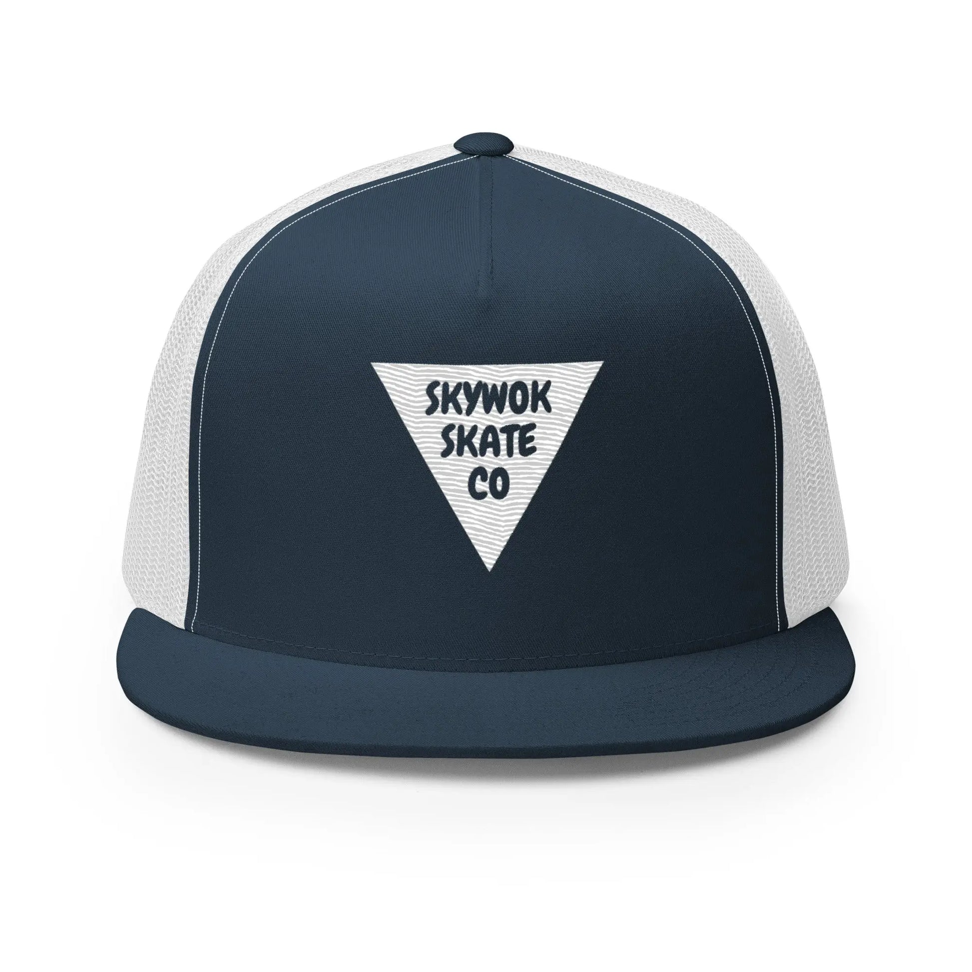 Classic Two Tone Logo Trucker Cap  SkyWok Skate Co Trucker Hats