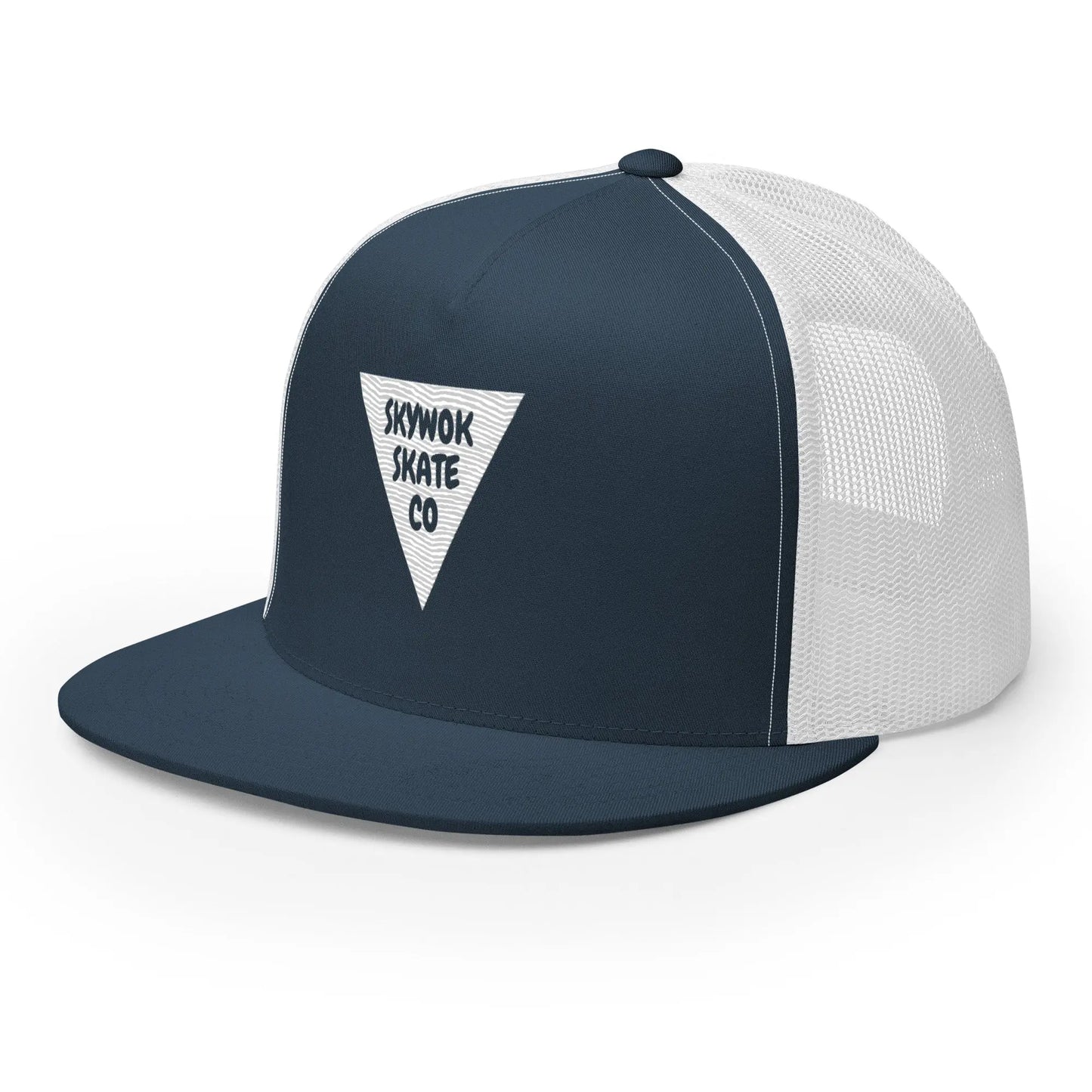 Classic Two Tone Logo Trucker Cap  SkyWok Skate Co Trucker Hats