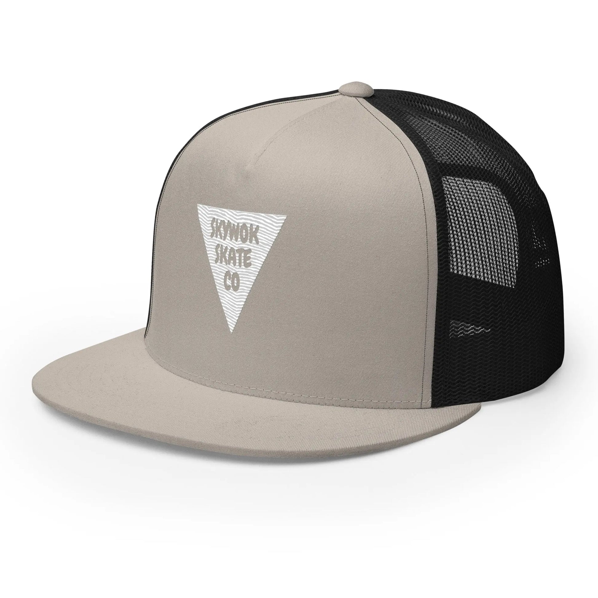 Classic Two Tone Logo Trucker Cap  SkyWok Skate Co Trucker Hats