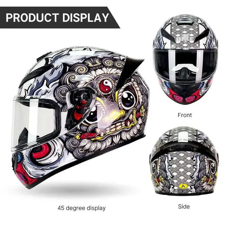 Full Face Modular Motorcycle Helmet