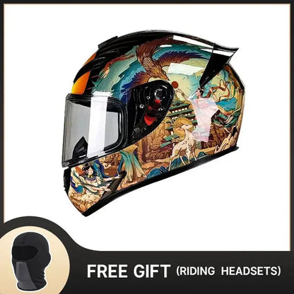 Full Face Modular Motorcycle Helmet