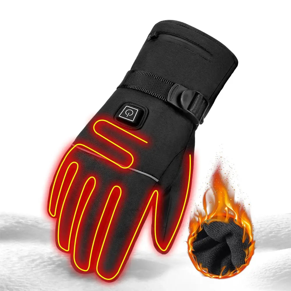 Heated Gloves Waterproof Touch Screen Battery Powered -  Motorcycle Gloves SSC PREMIUM