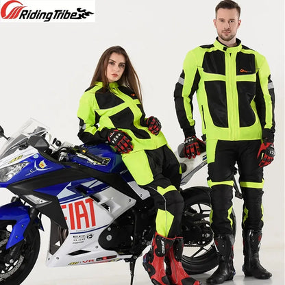 High Visibility Breathable Motorcycle Jacket -  Motorcycle Jackets SSC PREMIUM