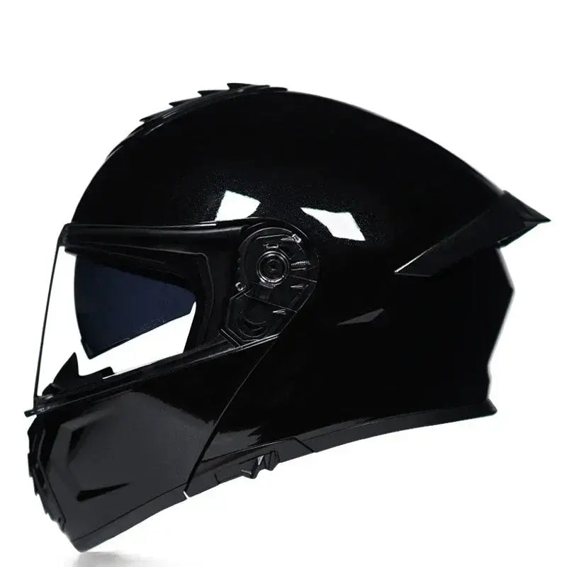 Full Face Modular Helmet Dual Visors w/ LED Tail Light -  Motorcycle Helmets SSC PREMIUM