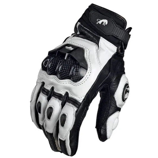 Leather Motorcycle Gloves Racing Genuine -  Motorcycle Gloves SSC PREMIUM