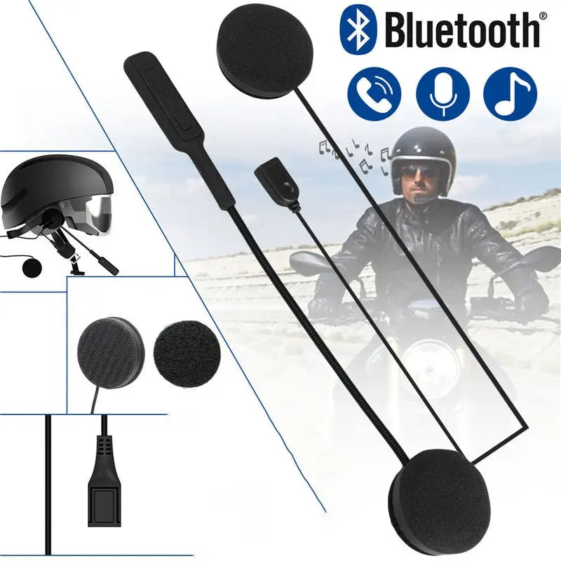 MH01 Wireless Bluetooth Intercom Headset Motorcycle Helmet -  Audio & Video SSC PREMIUM