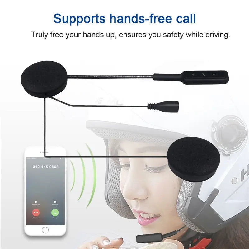 MH01 Wireless Bluetooth Intercom Headset Motorcycle Helmet -  Audio & Video SSC PREMIUM