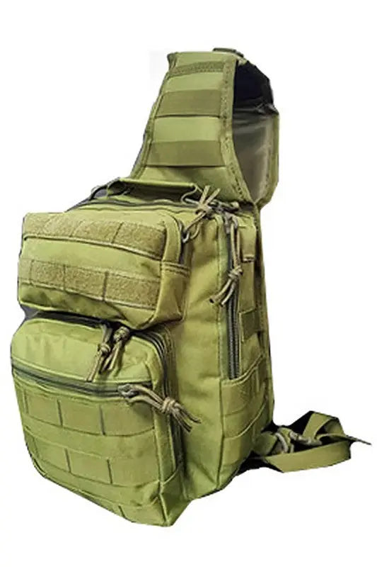 Military Canvas Concealed Sling Backpack  SkyWok Skate Co Tactical Backpacks