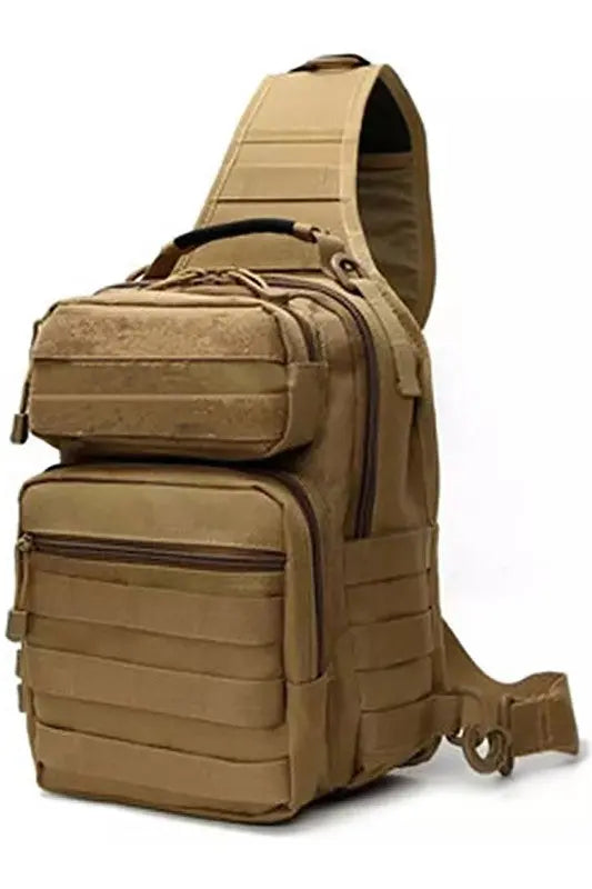 Military Canvas Concealed Sling Backpack  SkyWok Skate Co Tactical Backpacks