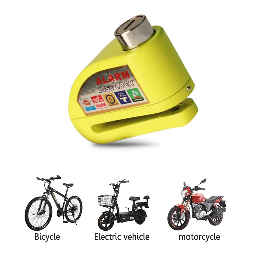 Motorcycle Anti-Theft Lock Electric Lock Aluminum Alloy Alarm -  Motorcycle Alarms & Locks SSC PREMIUM