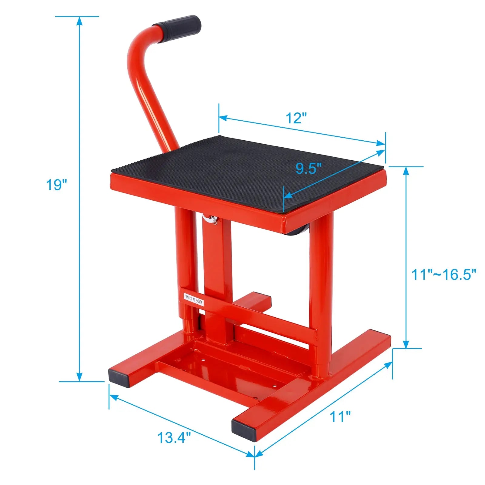 Motorcycle Dirt Bike Stands and Lifts Jack Stand Steel Lift 11"-16.5" -  Motorcycle Stands SSC PREMIUM