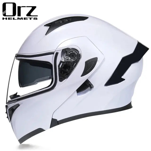 ORZ Modular Full Face Helmet Dual Visor DOT Approved -  Motorcycle Helmets SSC PREMIUM