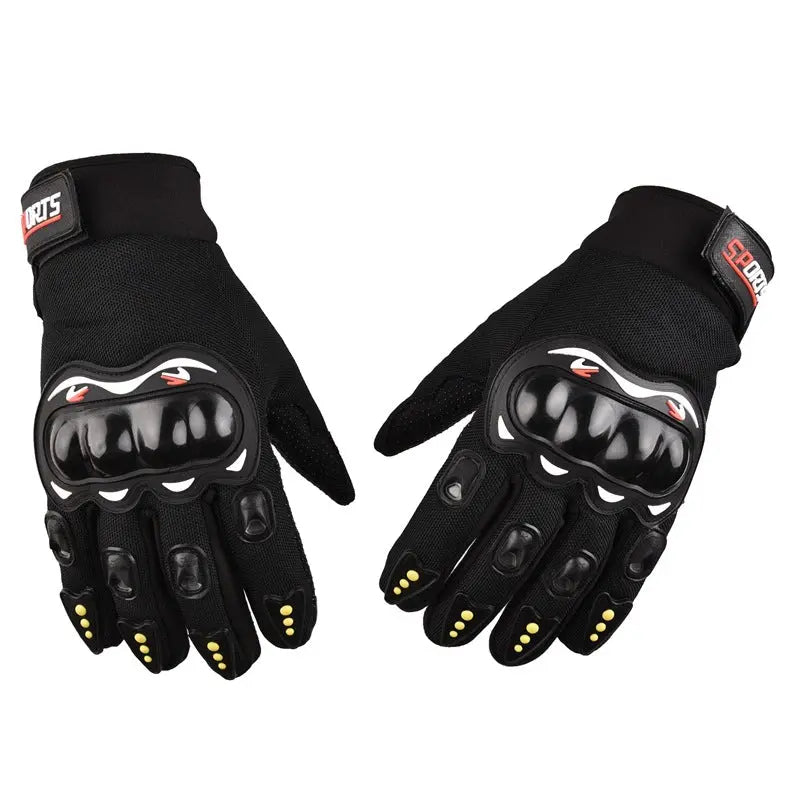 Protective Shell Joint Protection Motorcycle Gloves Outdoor Sports Cycling Motorcycle Breathable Non-Slip Long-Finger Touch Screen Full-Finger Gloves -  Motorcycle Gloves SSC PREMIUM