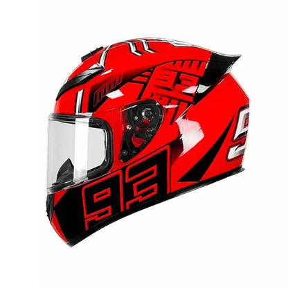 Full Face Motorcycle Helmet Racing Retro DOT -  Motorcycle Helmets SSC PREMIUM