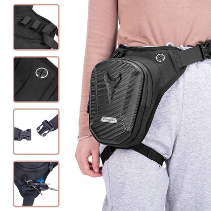 Rider Motorcycle Leg Bag Riding Bag Motorcycle Messenger Bag Men's Waist Bag Delivery Cross Bag Riding Backpack Waterproof