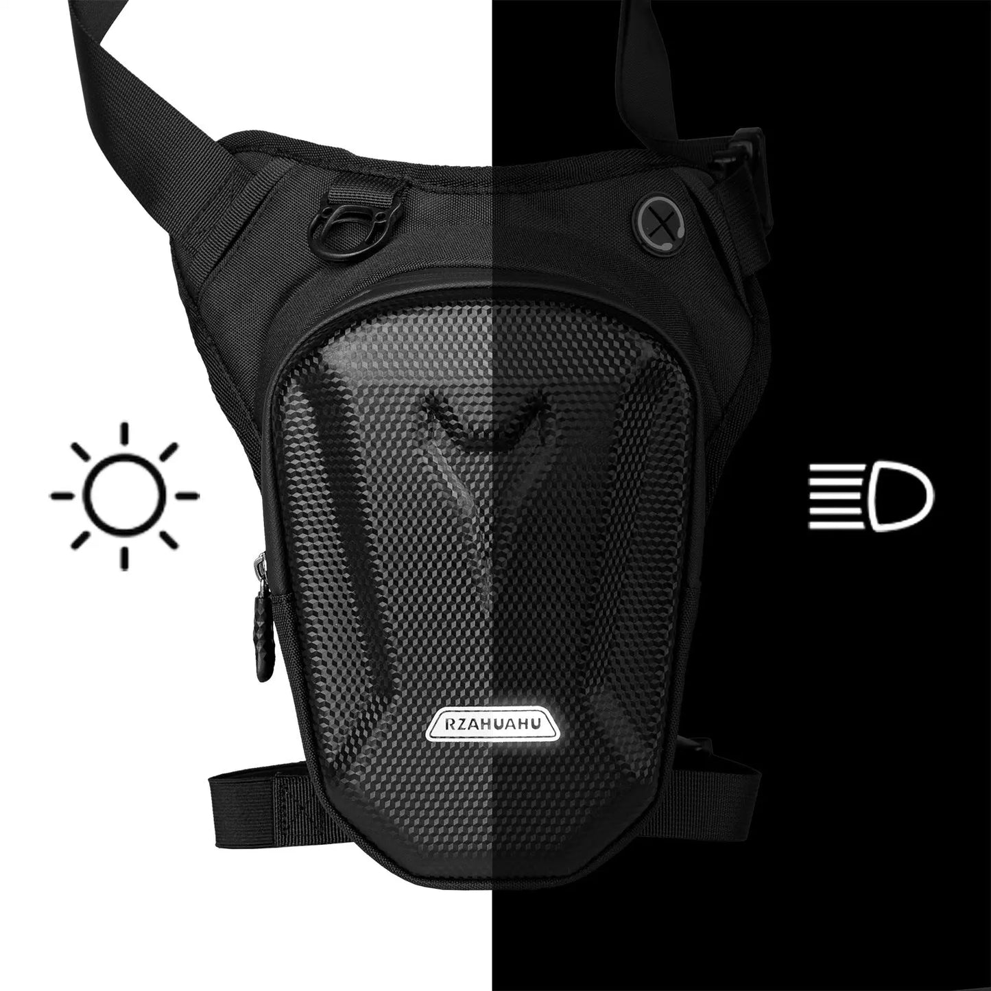 Rider Motorcycle Leg Bag Riding Bag Motorcycle Messenger Bag Men's Waist Bag Delivery Cross Bag Riding Backpack Waterproof