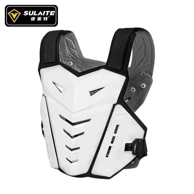 SULAITE Motocross Body Armor Motorcycle Jacket Motocross Moto Vest Back Chest Protector Off-Road Dirt Bike Protective Gear