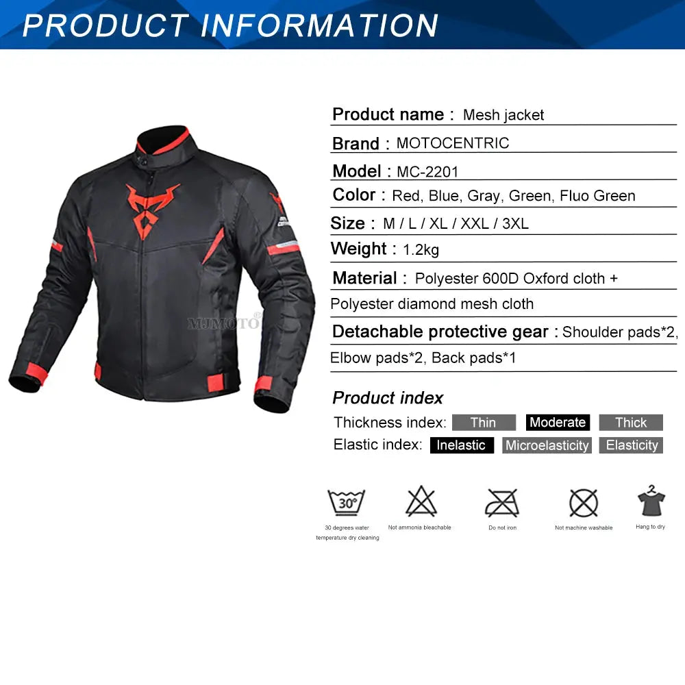 Summer Motorcycle Riding Jacket Men Women Mesh Breathable Motocross Jacket Anti-fall Motorbike Jacket With 5pcs Protection Pad -  Motorcycle Jackets SSC PREMIUM