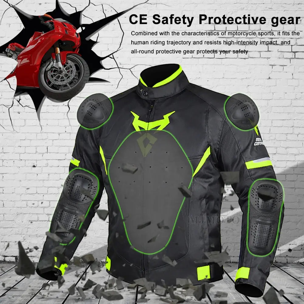 Summer Motorcycle Riding Jacket Men Women Mesh Breathable Motocross Jacket Anti-fall Motorbike Jacket With 5pcs Protection Pad -  Motorcycle Jackets SSC PREMIUM