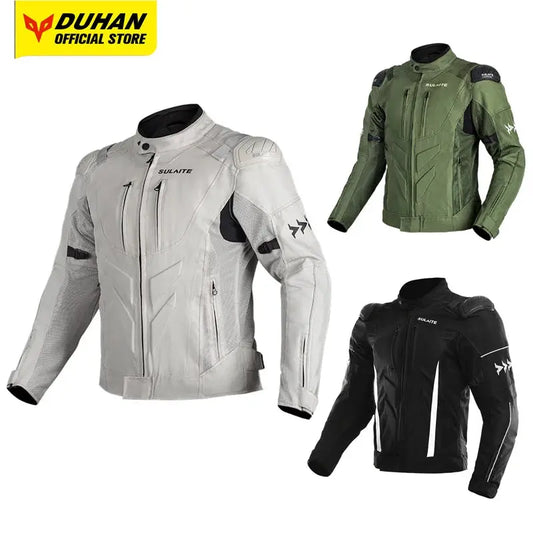 Motorcycle Jacket Summer Road Racing Clothing Riding Jacket Built In CE Protective Gear Breathable Moto Equipment -  Motorcycle Jackets SSC PREMIUM