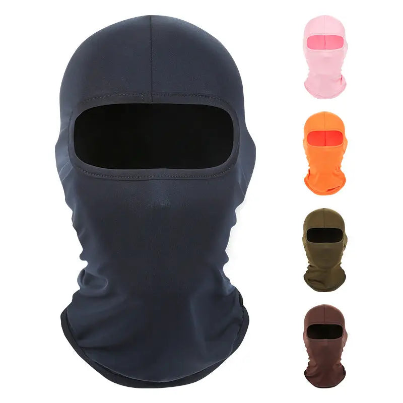 Summer Sunscreen Hood Men's Ice Silk Riding Mask Outdoor Fishing Motorcycle Motorcycle Windproof Hood Face Protection Gini