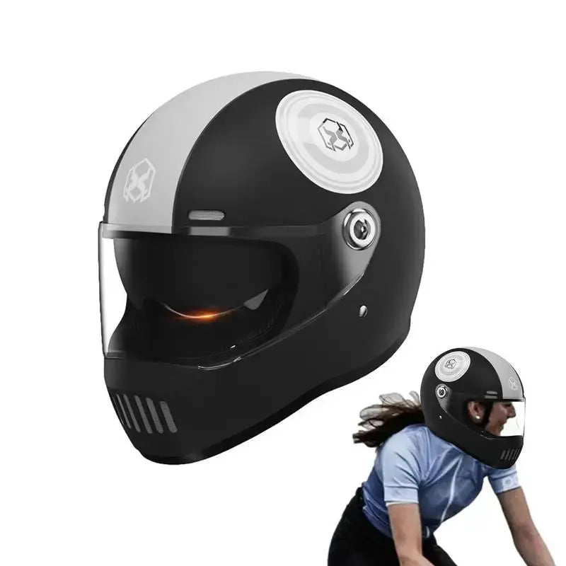 Motorcycle Helmets Women Full Face Helmets Motorcycle Thermal Helmets With Anti-fog Process Double Mirror Design Exterior Mirror -  Motorcycle Helmets SSC PREMIUM