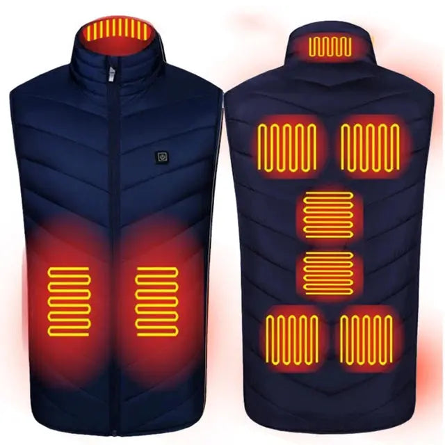 Heated Jacket Winter Motorcycle Hooded USB Electric Heating -  Heated Jackets SSC PREMIUM