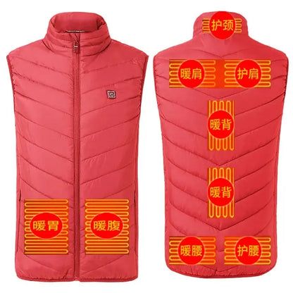 Heated Jacket Winter Motorcycle Hooded USB Electric Heating -  Heated Jackets SSC PREMIUM