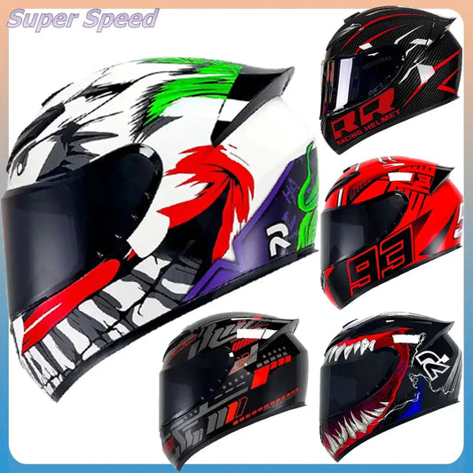 Venom Full Face Motorcycle Helmet Casco Motocross off-road Racing Moto Cascos para motos Motorbike Riding Capacete Motocross DOT -  Motorcycle Helmets SSC PREMIUM