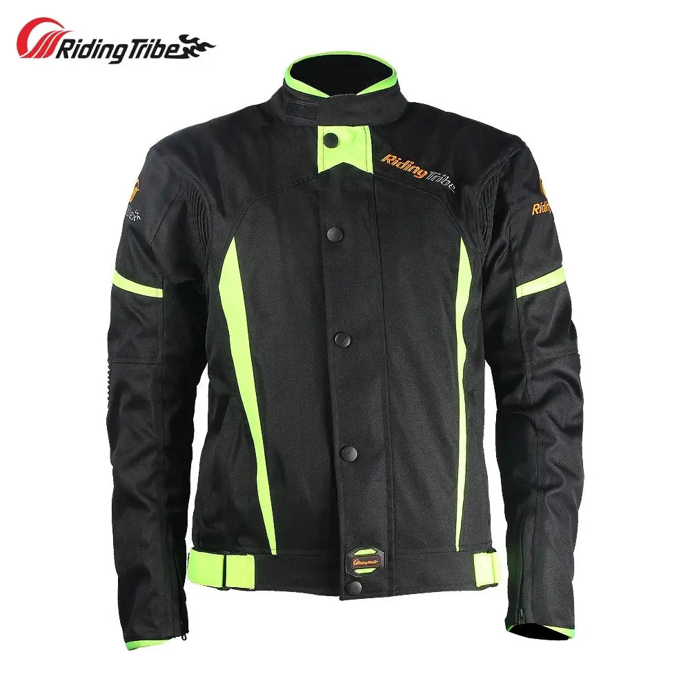 Winter Motorcycle Jacket Motorbike Waterproof Riding Armor Coat With 5pcs Protective Pads and Detachable Thick Warm lining JK-37